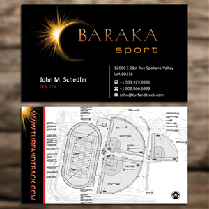 Business Card Design by Sandaruwan for Baraka Sport | Design: #5303691