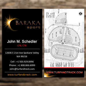 Business Card Design by Sandaruwan for Baraka Sport | Design: #5303767