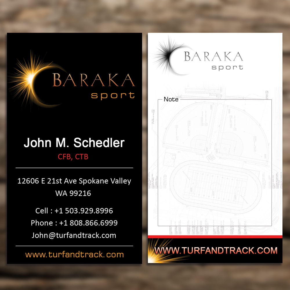 Business Card Design by Sandaruwan for Baraka Sport | Design #5307226