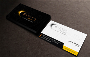 Business Card Design by INDIAN_Ashok for Baraka Sport | Design: #5300973