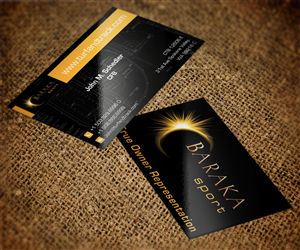 Business Card Design by Drumbi for Baraka Sport | Design #5309540