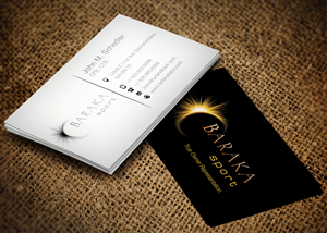 Business Card Design by Lanka Ama for Baraka Sport | Design #5306747