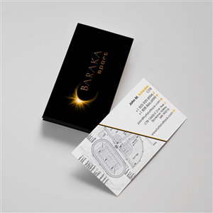 Business Card Design by RootreeperDesigns for Baraka Sport | Design #5300829