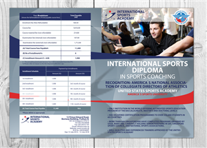 USSA ISD Sports Coaching Programme  | Brochure Design by Victor_pro