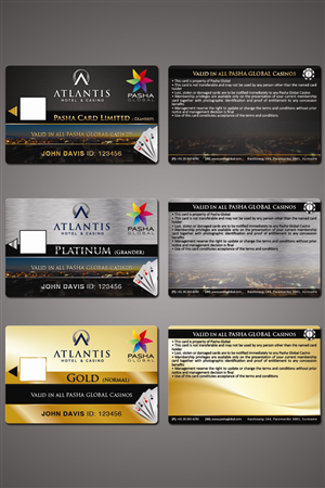 Players Card Designs - For Casino Group | Visitenkarten-Design von MT