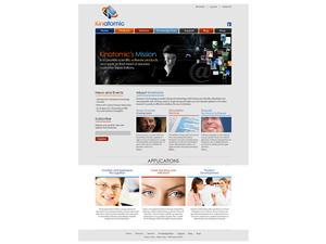 Kinatomic Technology Website Template | Web Design by Latest Design Ideas