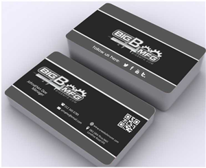 Business Card Design by AwsomeD for big b mfg | Design #5400844