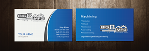 Business Card Design by meet007 for big b mfg | Design #5368295