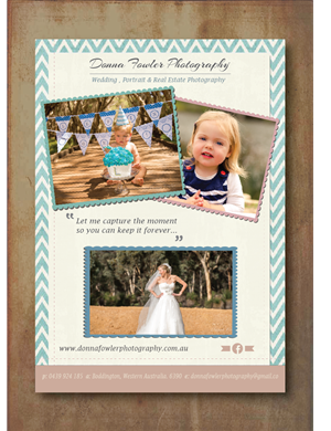 Family portrait and Wedding photographer needs a flyer to promote buisness | Flyer Design by alex989