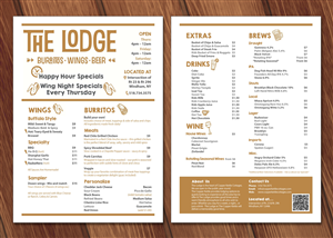 Menu Design by PepiSign for this project | Design: #5482257