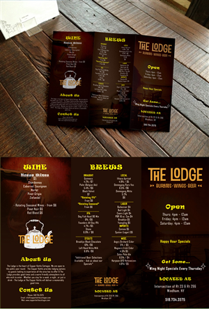 Menu Design by rdesign12 for this project | Design: #5465182