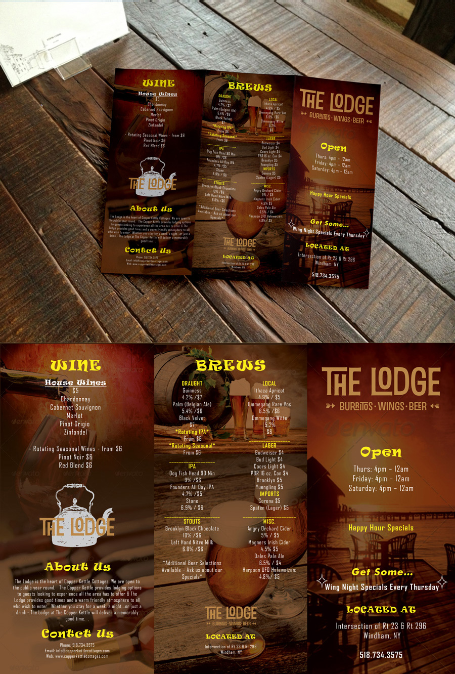 Menu Design by rdesign12 for this project | Design #5466681