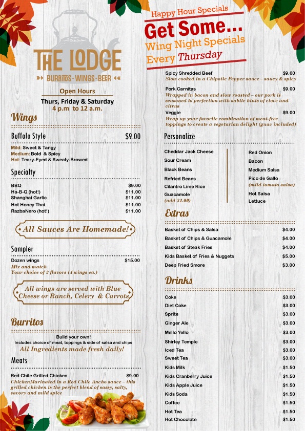 Menu Design by Parul for this project | Design #5464022