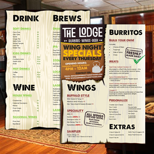 Menu Design by ADL Designs