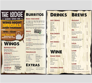 Menu Design by ADL Designs for this project | Design: #5559275