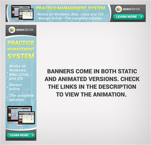 Startup Software Company Need Banner Ads Design for Dental Website | Banner Ad Design by Levardos