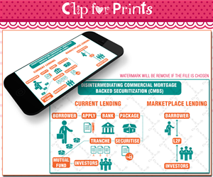 Marketplace Lending Diagram | Illustration-Design von Claireative