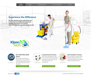 Residential cleaning services-Web Design | Web Design by -Marc-