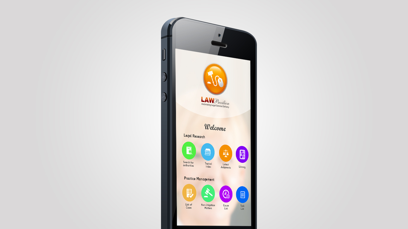 App Design by fueldesignyard for Grace InfoTech Limited (LawPavilion) | Design #5770631