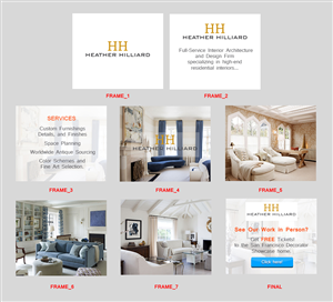 banner ad for a very high end interior designer | Banner Ad Design by rdesign12