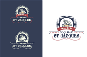 Fête de la coquille St Jacques | Logo Design by Mandy Illustrator