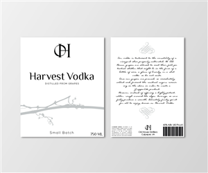 Craft Distillery Needs a First Vodka label | Etikett-Design von AnA_design