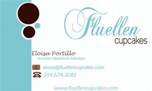 Visitenkarten-Design von $0N!$0FT für Fluellen Cupcakes | Design #1516839