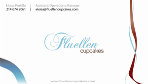 Visitenkarten-Design von Springsz Designs für Fluellen Cupcakes | Design #1514994