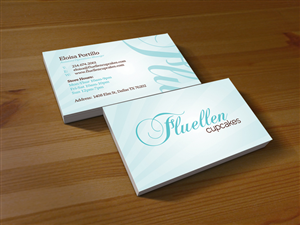 Visitenkarten-Design von John Mares für Fluellen Cupcakes | Design #1533728