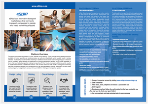 Brochure/Company Profile for Transport Marketplace | Brochure Design by Adylhere