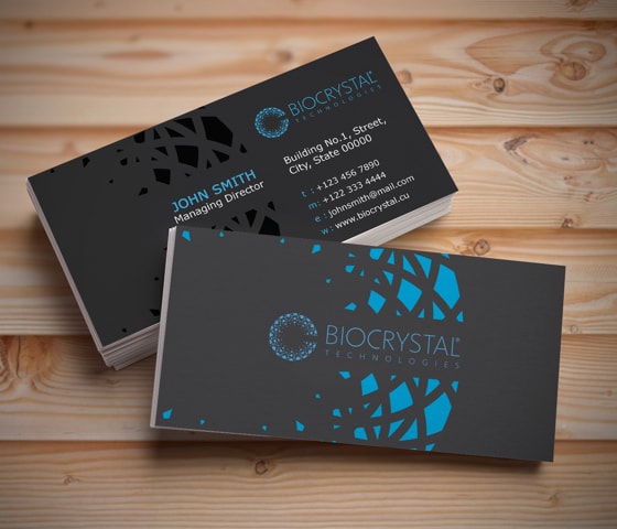 Business Card Design by Sajin