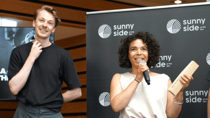 Directors Jascha Hannover and Katharina Warda win Best History Pitch at Sunny Side of the Doc.