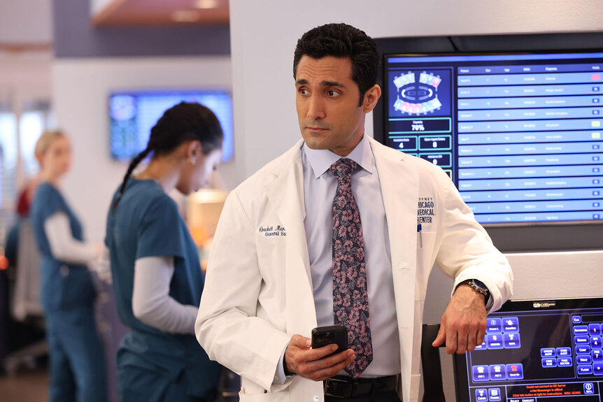 Dominic Rains as Dr. Crockett Marcel in 'Chicago Med'