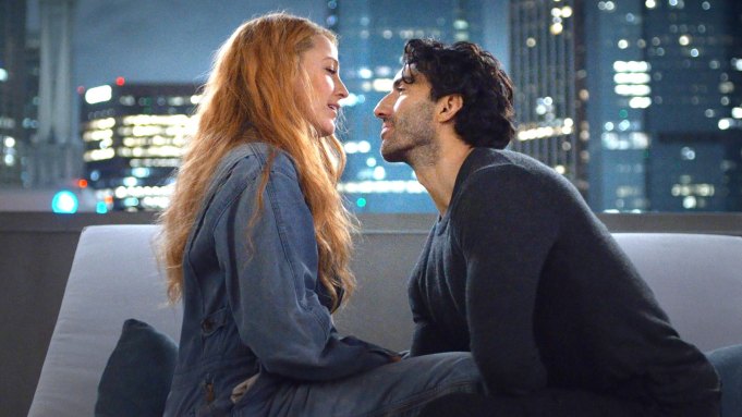 Blake Lively and Justin Baldoni in a scene from 'It Ends With Us'