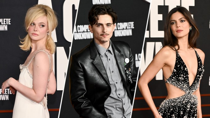 Red carpet photos of Dakota Fanning, Timothée Chalamet and Monica Barbaro