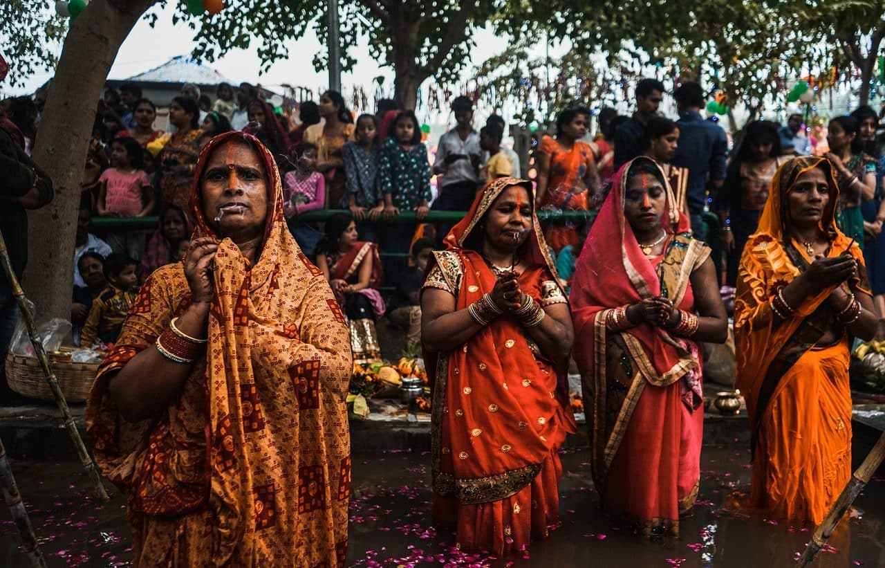 Ritual religioso en la naturaleza