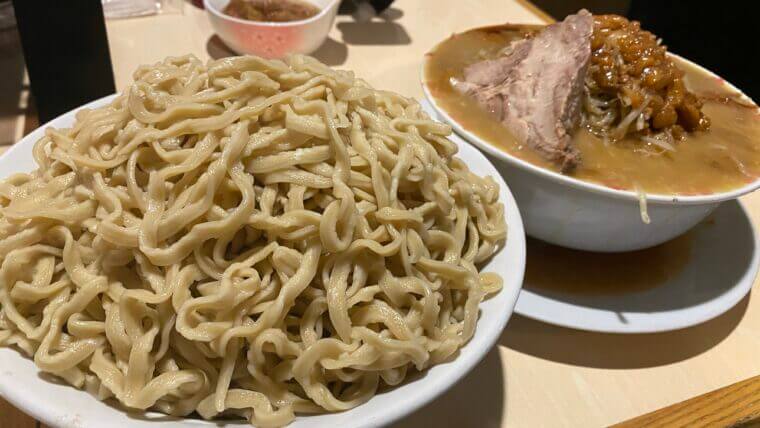 火の豚久喜富士丸系にリニューアル後つけめん麺増し