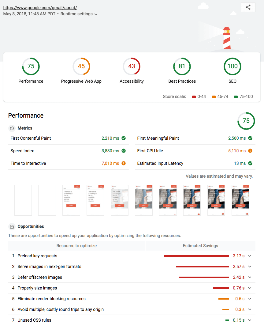 Die neue Benutzeroberfläche für Berichte in Lighthouse 3.0