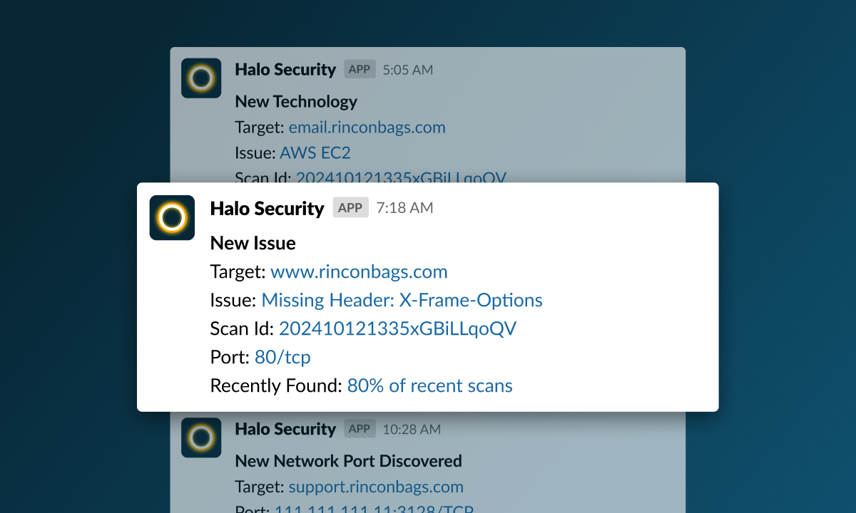 Halo Security Launches Slack Integration for Real-Time Alerts on New Assets and Vulnerabilities