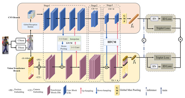 Illustration of the proposed Transformer-CNN Coupling Network (TCCNet).