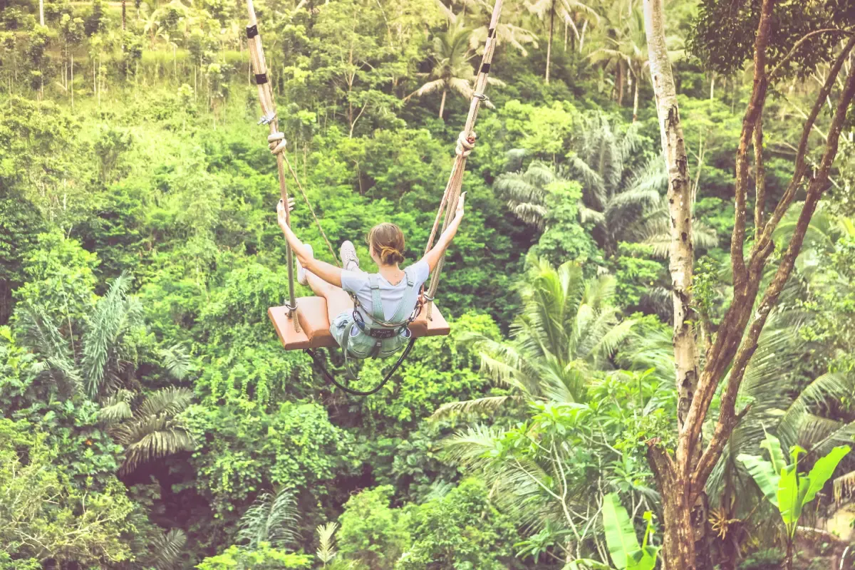 Aktivitas Seru di Bali Swing Ubud