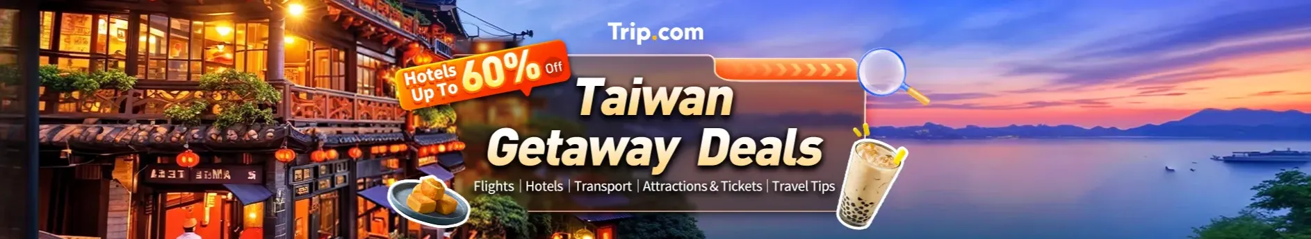 Trip.com Promo Code Hong Kong: Taiwan Getaway Deals: Up to 60% Off Hotel Flash Deals