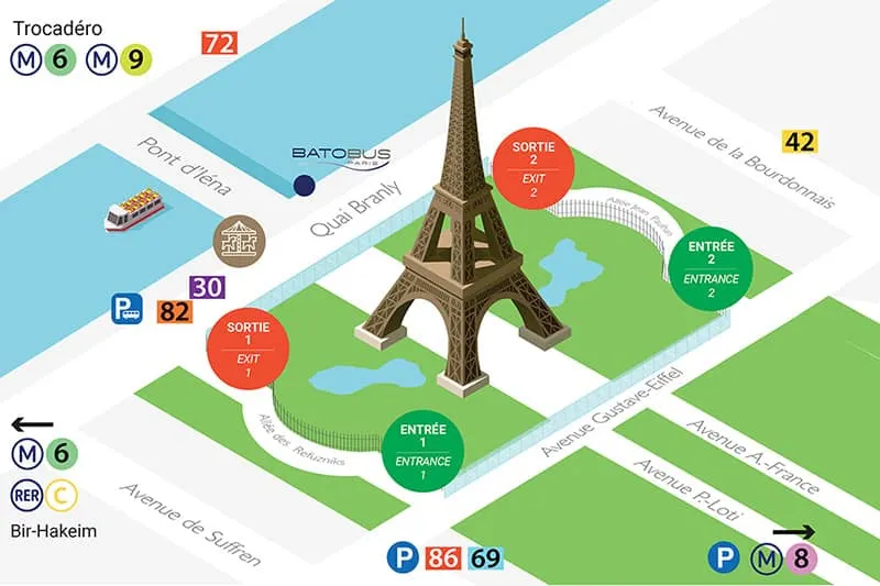 How to go to Eiffel Tower