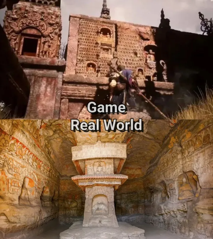 Black Myth Wukong Actual China Locations: Yungang Grottoes