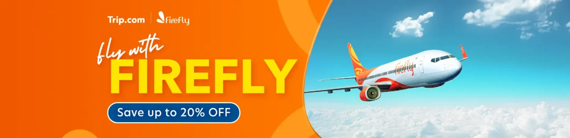 Trip.com Promo Code Malaysia: Fly with Firefly: Save up to 20% Off