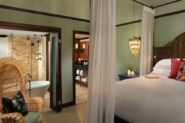 A romantic suite in Little Palm Island Resort & Spa