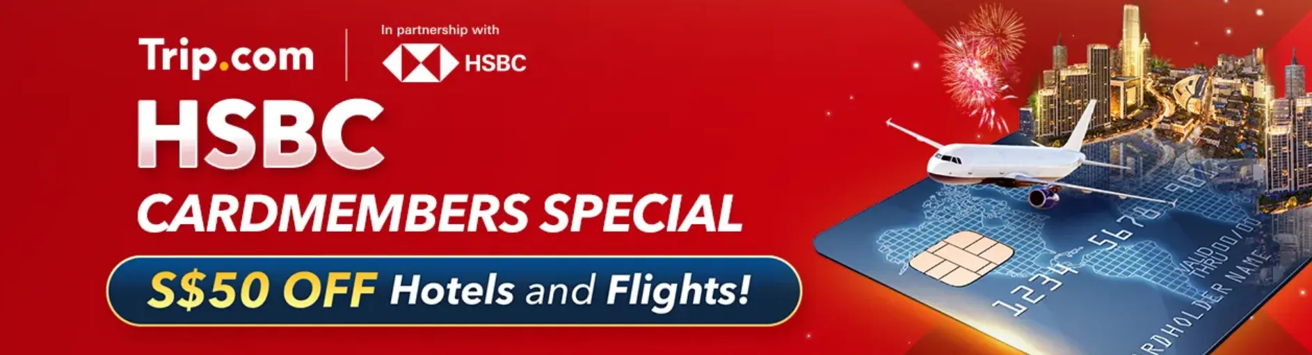 Trip.com Flight Coupon Singapore: HSBC Cardmembers