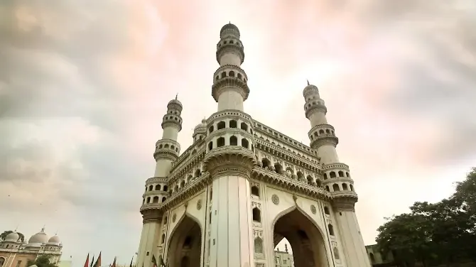 Visit the iconic Charminar Mosque when you’re in Hyderabad