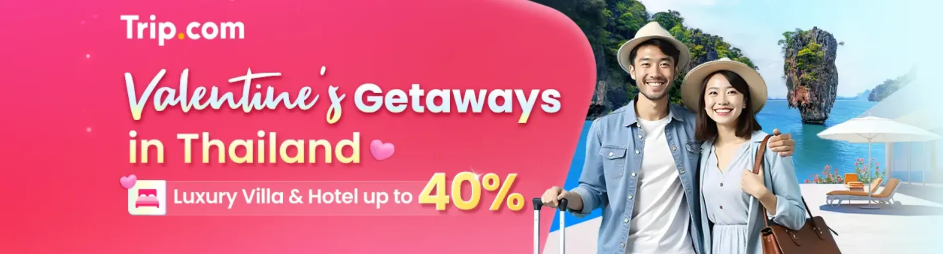 Trip.com Flight Coupon Singapore: Valentine's Getaways in Thailand