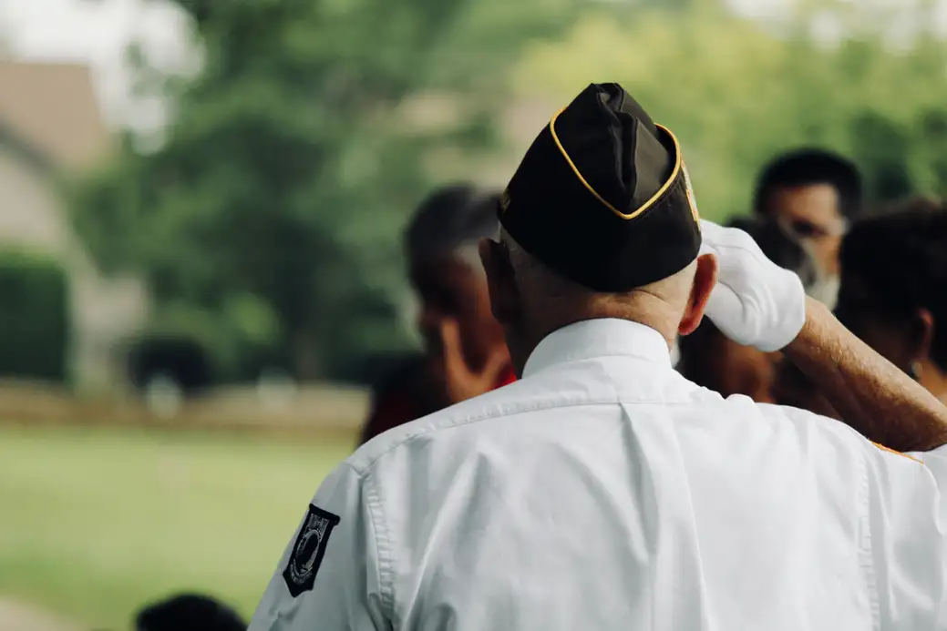 A veteran salutes. Source: Sydney Rae / unsplash